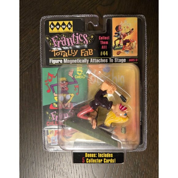 HAWK Frantics Collectible TOTALLY FAB Figure #44 + 5 Bonus Collector Cards NIB - Picture 1 of 2